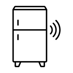 Smart Refrigerator Icon