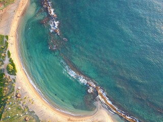 Rocky shoreline on the south coast of Kauai