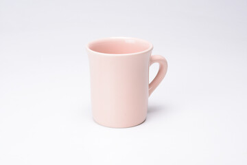 ピンクのマグカップ