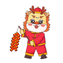 Illustration of the Chinese Lunar New Year dragon