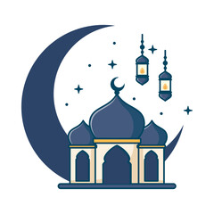 islamic ramadan kareem illustration design