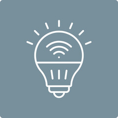 Smart Bulb Icon