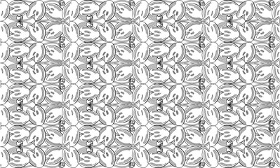 Vector sketch illustration of abstract background pattern design
