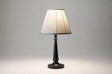 Table lamp isolated on white background