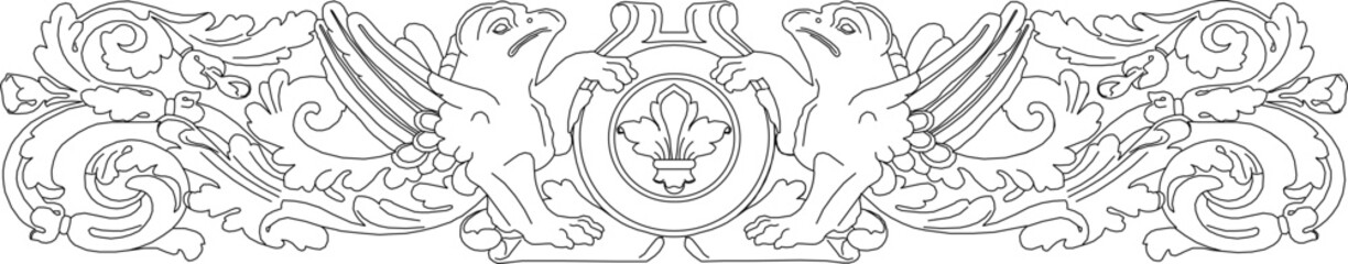 Vector sketch illustration of traditional ethnic vintage classic logo icon design