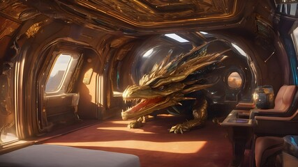 Alien Cabin Ship Background Very Cool