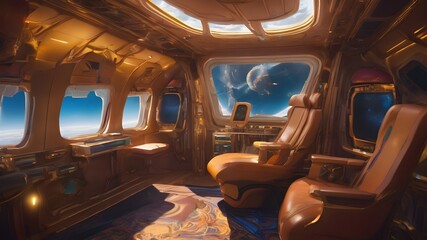 Alien Cabin Ship Background Very Cool