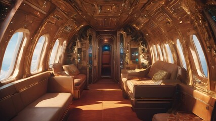 Alien Cabin Ship Background Very Cool