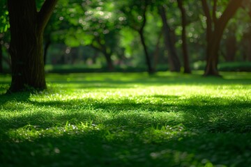 green park or garden blurred background