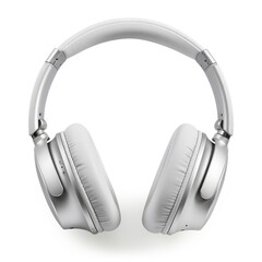 Close-up headphones on a white background