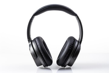 Fototapeta na wymiar Close-up headphones on a white background