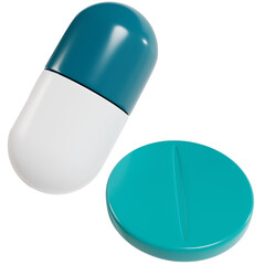 Blue and Silver Pills