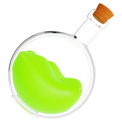 Green Potion Game Asset