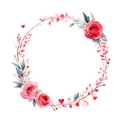 valentine-themed-wreath-frame-featuring-intertwined-branches-and-flora-creation