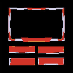 Twitch Facecam Screen Overlays 05