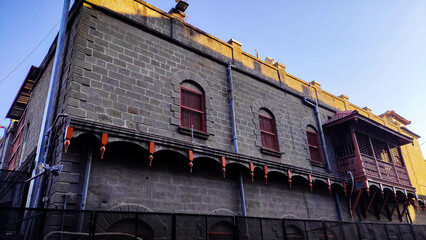 Side view of the Sai Baba temple at shirdi in maharashtra in india.