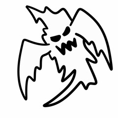 halloween icon on a white background