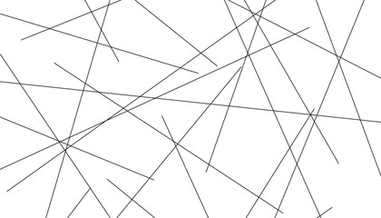 Random chaotic lines. Abstract geometric pattern. Outline monochrome texture. random diagonal lines image. black and white pattern of thin undulating lines arranged diagonally.