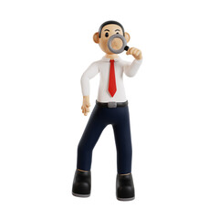 Communicative Businessman