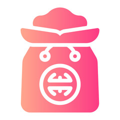 gift bag gradient icon
