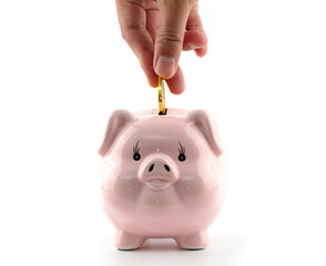 Put a gold coin in the piggy bank