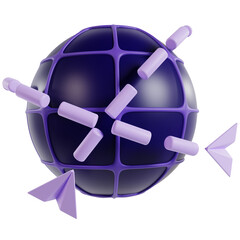 AI Global Network Sphere