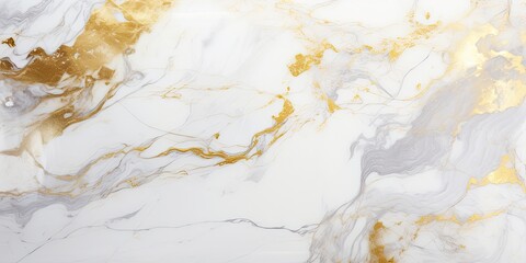 Marble background with white gold texture design.
