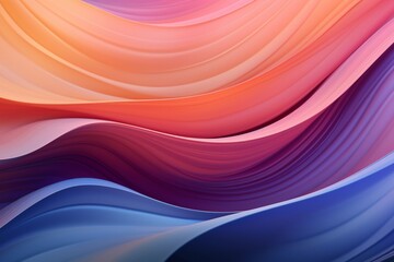 Layers of iridescent waves colliding, giving birth to a hypnotic 3D abstract background that feels...