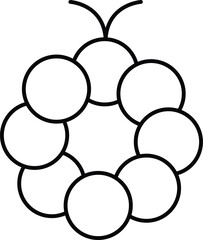 Rounded filled Editable stroke Bracelet Icon