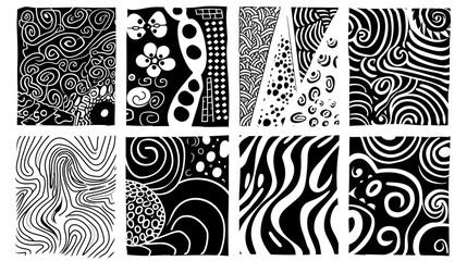 Pattern design in zentangle and mandala style. Coloring image for therapy and stress relief for adults and children.