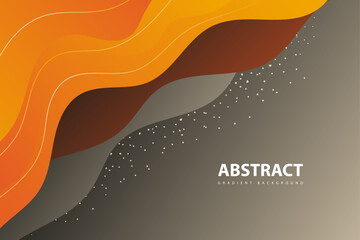 Abstract gold gradient particle vector background concept perfect for a wallpaper