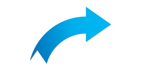 Illustration Of Arrow On White Background.