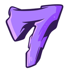 7 Graffiti Font. Typography Graffiti Hiphop. Rap Font