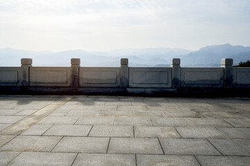 Marble head handrail