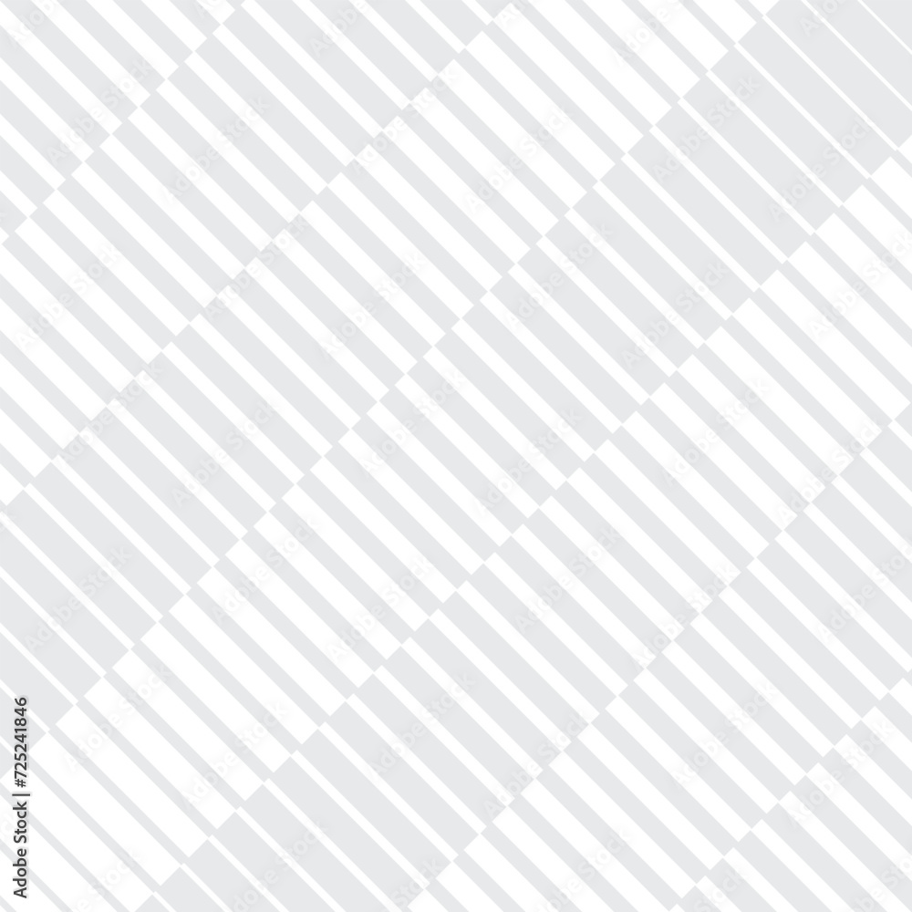 Aufkleber abstract repeatable seamless white grey diagonal thin to thick line pattern.