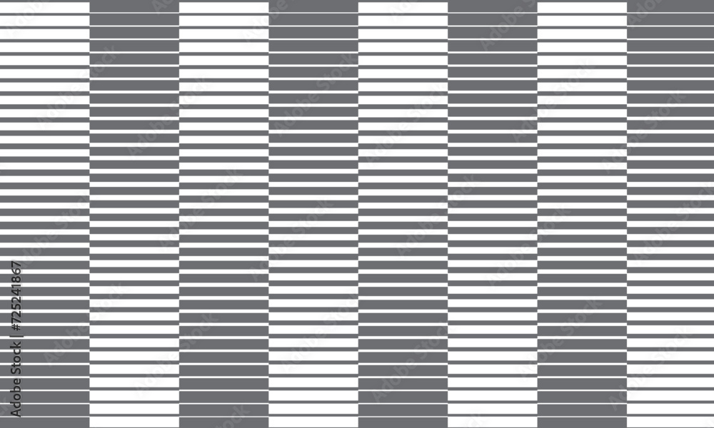 Poster abstract repeatable seamless grey horizontal thin to thick line pattern.