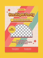 Retro Music Event Design Poster