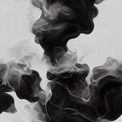Black smoke seamless pattern