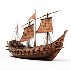 old shipwreck on transparency background PNG