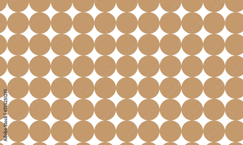 Poster abstract repeatable brown circle pattern.
