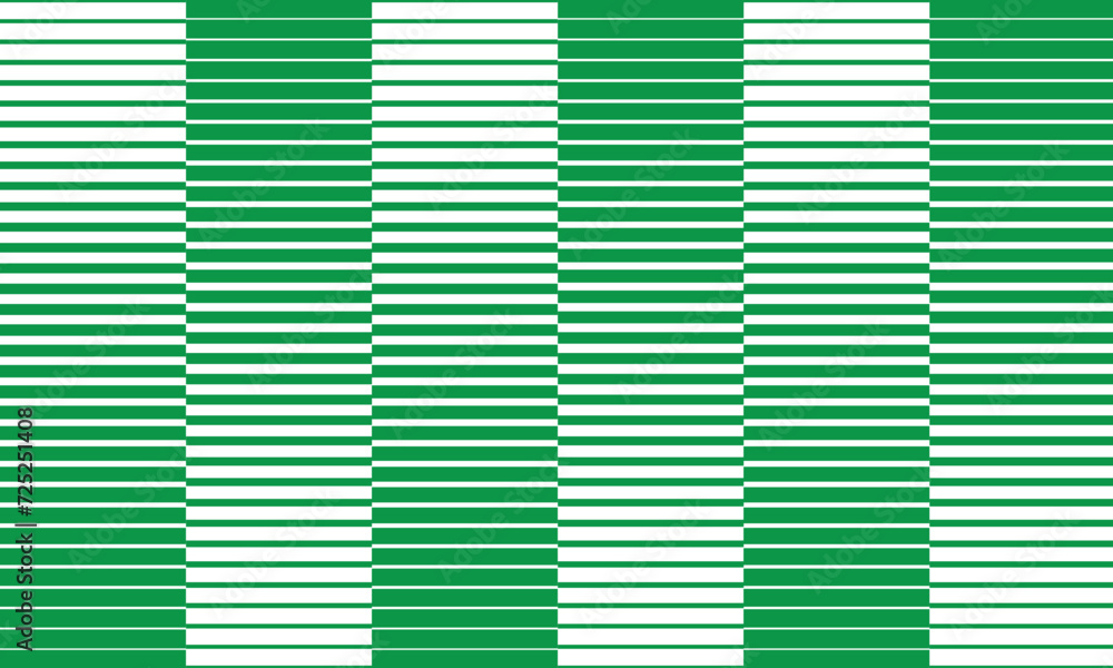 Poster abstract repeatable seamless green horizontal thin to thick line pattern.