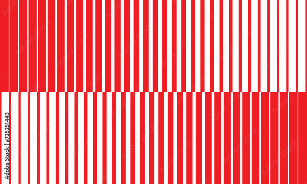 Aufkleber abstract repeatable seamless red vertical thin to thick line pattern.