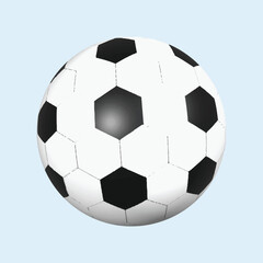 Fototapeta premium Sports equipment concept. Realistic 3d object cartoon style.