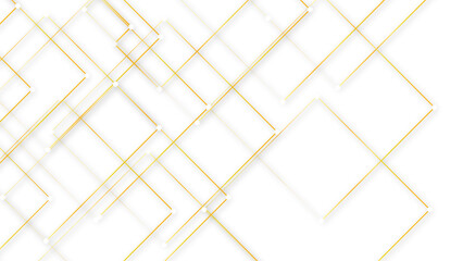 Diagonal Mondrian pattern vector. Design of mosaic lines gold on white background. Design print for illustration, texture, textile, wallpaper, background.