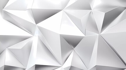 White and silver background, Geometric pattern. generative ai