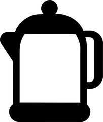 Electric kettle icon. Simple illustration
