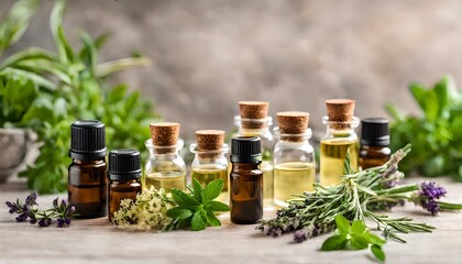 Herbal Essence Harmony: A Captivating Display of Aromatic Herbs and Spices for Culinary Enthusiasts and Health Aficionados