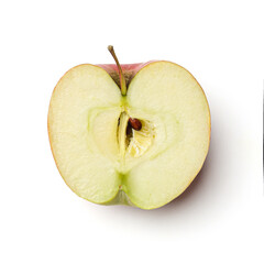 Fresh apple on white