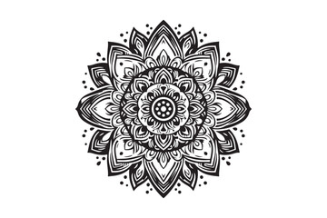 Mandala Design, silhouette Image