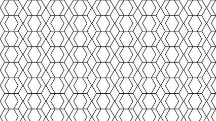 Fototapeta premium black and white Geometric seamless patterns background. vector illustration